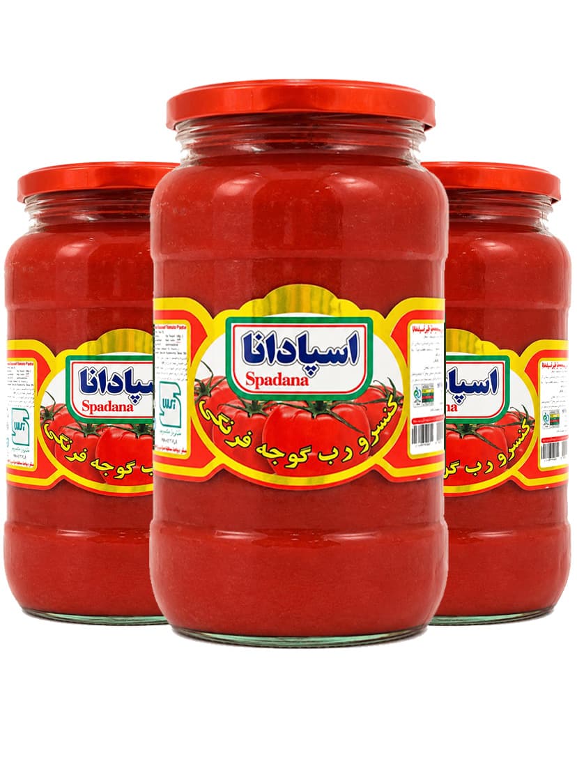 بسته‌بندی رب گوجه‌فرنگی اسپادانا ۱۵۰۰ گرمی